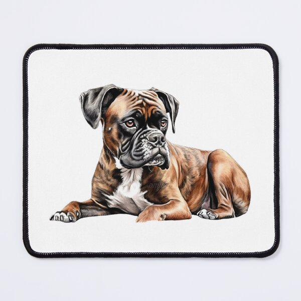 Item preview, Cute Boxer's Rest Serene Portrait designed and sold by SellingWSarah17.