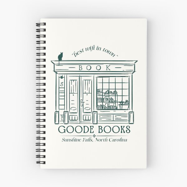 Item preview, Goode Books - bookstore green designed and sold by Neadoodles.