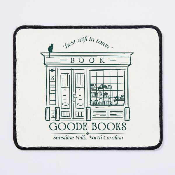 Item preview, Goode Books - bookstore green designed and sold by Neadoodles.