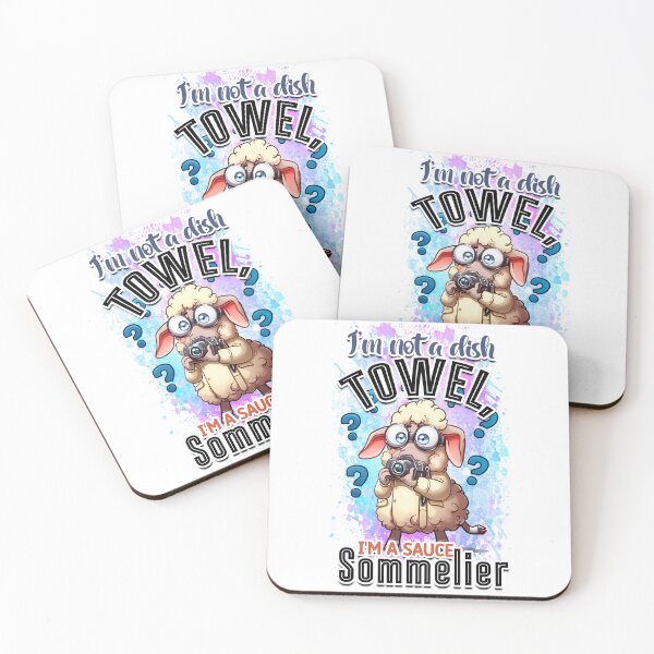 Item preview, I'm not a dish towel, I'm a sauce sommelier designed and sold by World-animals.