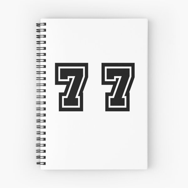 Item preview, 77, seventy-seven, black, sport designed and sold by Numbers-Art.