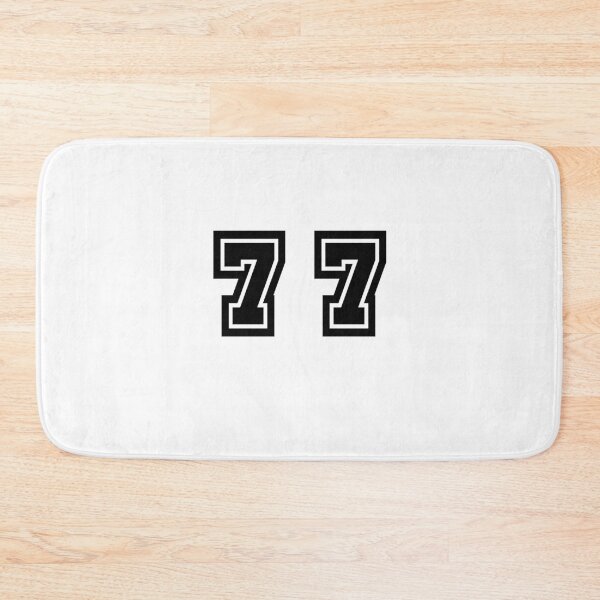 Item preview, 77, seventy-seven, black, sport designed and sold by Numbers-Art.