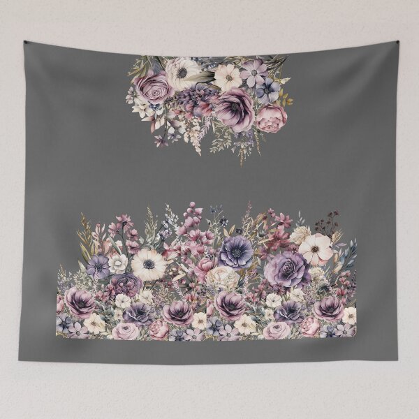 Item preview, Flowers - a magical garden known for its enchanting flowers. designed and sold by ART-HOME-PAWS.