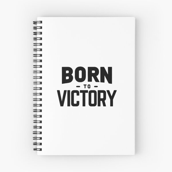 Item preview, Born to Victory - Motivational Inspirational Black designed and sold by Weknes.