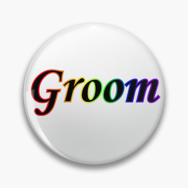 Item preview, Rainbow Outline Groom designed and sold by Stepadoda.
