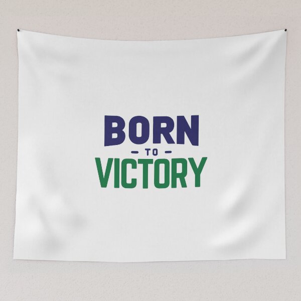 Item preview, Born to Victory - Motivational Inspirational Green designed and sold by Weknes.