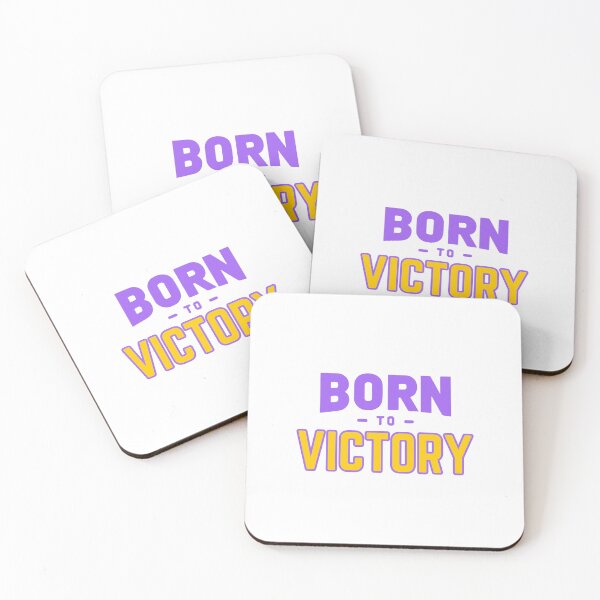 Item preview, Born to Victory - Motivational Inspirational Purple designed and sold by Weknes.