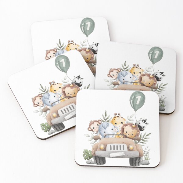 Item preview, Jungle baby boy first birthday designed and sold by Fa5ad.