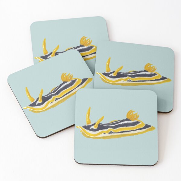 Item preview, Nudibranch - sea slug - Chromodoris africana - sea green designed and sold by Poulpimousse.