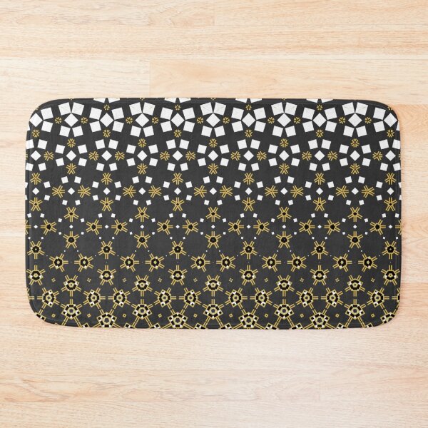 Item preview, PATTERN WHITE BLACK YELLOW designed and sold by justyna-s28.