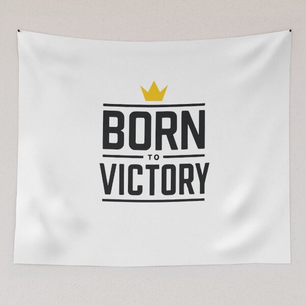 Item preview, Born to Victory - Crown & Black designed and sold by Weknes.