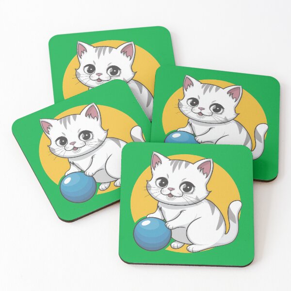 Item preview, White Kinkalow Playing With A Ball designed and sold by MGRcompany.