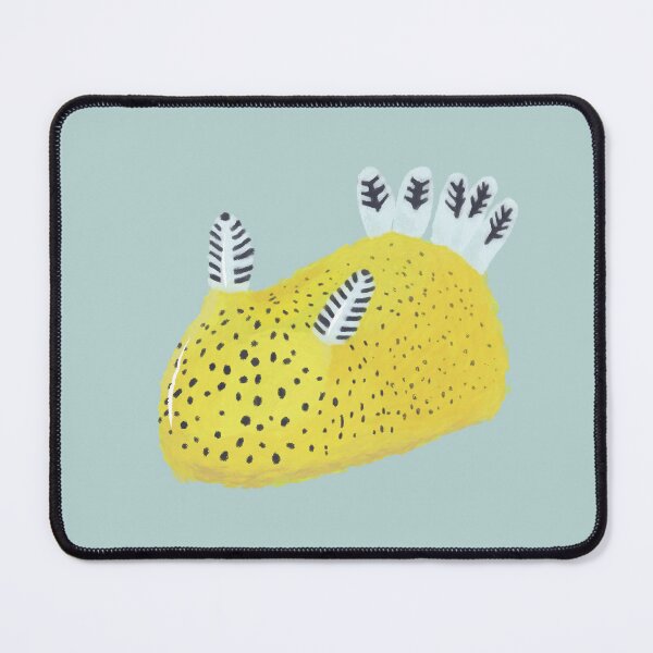Item preview, Nudibranch - sea slug - Monterey Dorid - sea green designed and sold by Poulpimousse.