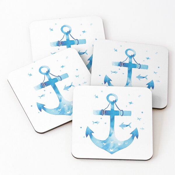 Item preview, Classic Anchor Watercolor Design for Nautical Decor designed and sold by WishMerge.