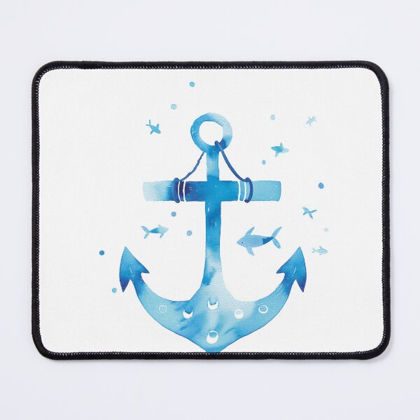 Item preview, Classic Anchor Watercolor Design for Nautical Decor designed and sold by WishMerge.