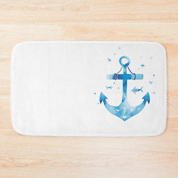 Item preview, Classic Anchor Watercolor Design for Nautical Decor designed and sold by WishMerge.