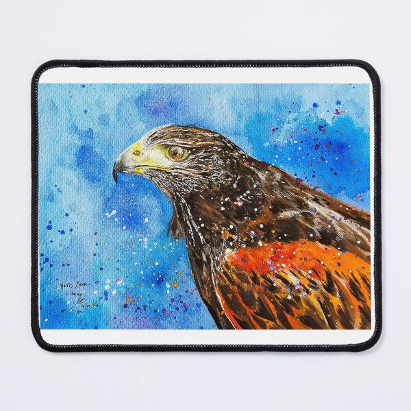 Artikelvorschau, Harris Hawk Aquarell entworfen und verkauft von AderynValentine.