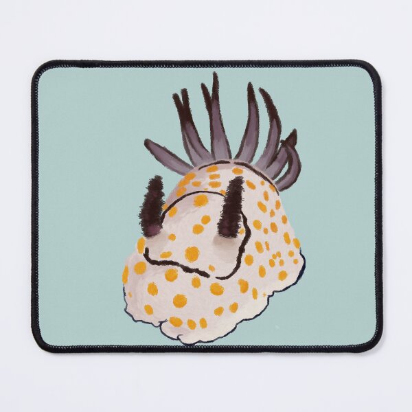 Item preview, Nudibranch - sea slug - Goniobranchus annulatus - sea green designed and sold by Poulpimousse.