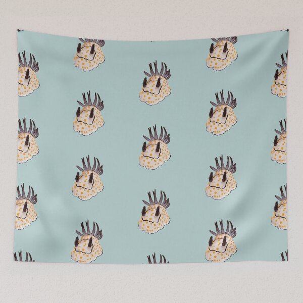 Item preview, Nudibranch - sea slug - Goniobranchus annulatus - sea green designed and sold by Poulpimousse.
