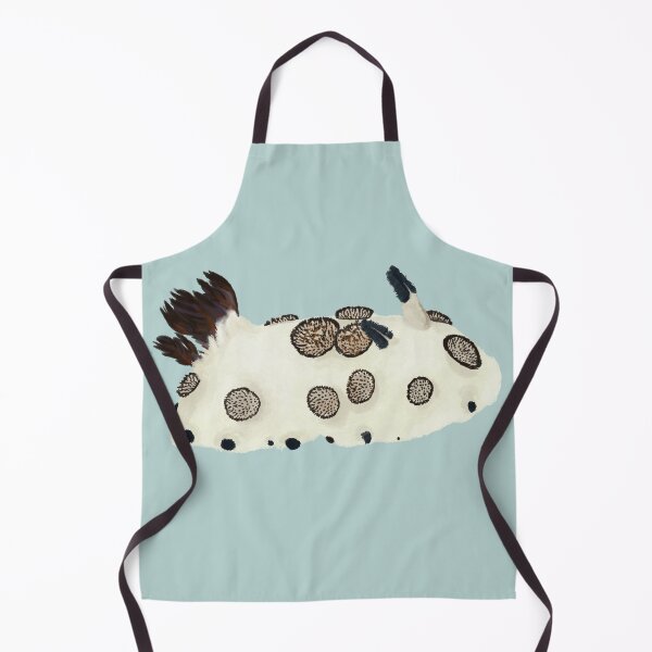Item preview, Nudibranch - sea slug - Jorunna funebris - sea bunny - green water designed and sold by Poulpimousse.