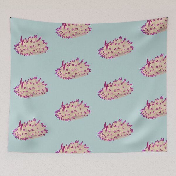 Item preview, Nudibranch - sea slug - Janolus savinkini - sea green designed and sold by Poulpimousse.