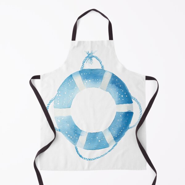 Item preview, Charming Lifebuoy Watercolor Design for Nautical Decor designed and sold by WishMerge.
