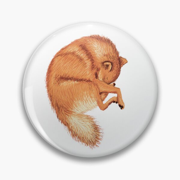 Item preview, Cute sleeping Finnish spitz hiding its snoot between paws designed and sold by MarisG.