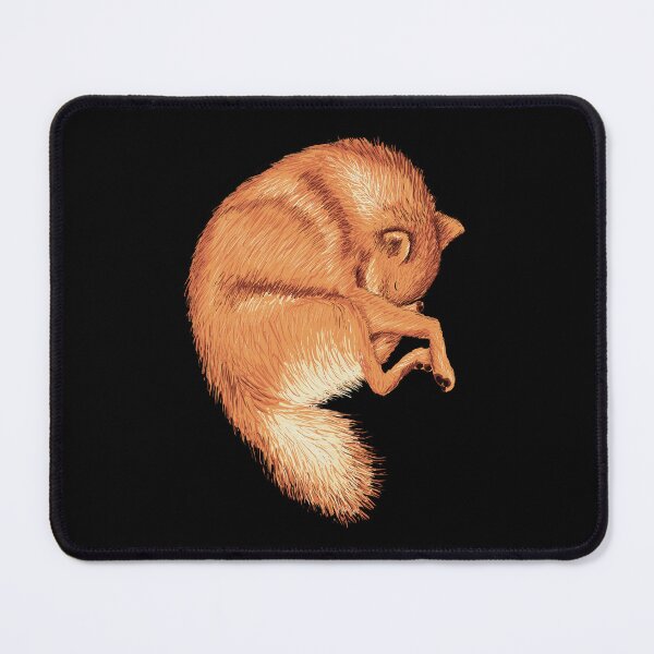 Item preview, Cute sleeping Finnish spitz hiding its snoot between paws designed and sold by MarisG.