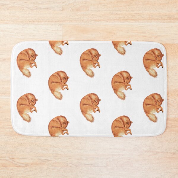 Item preview, Cute sleeping Finnish spitz hiding its snoot between paws designed and sold by MarisG.