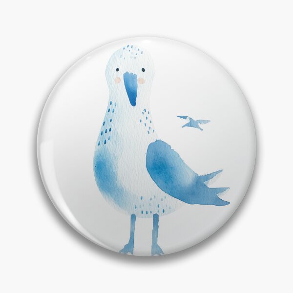 Item preview, Seagull Watercolor Design for Coastal and Beach Decor designed and sold by WishMerge.