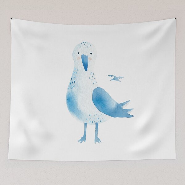 Item preview, Seagull Watercolor Design for Coastal and Beach Decor designed and sold by WishMerge.