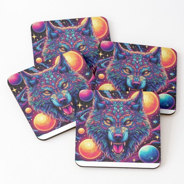 Item preview, Cosmic Canine: The Psychedelic Space Wolf Adventure designed and sold by ThingStore.