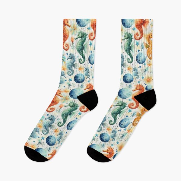 Item preview, Seahorse Starlight Garden designed and sold by pinebluedesign.