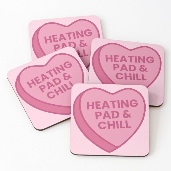 Item preview, heating pad and chill candy heart designed and sold by triplewatersign.