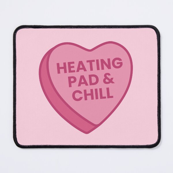 Item preview, heating pad and chill candy heart designed and sold by triplewatersign.
