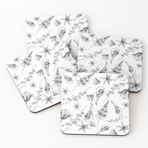 Item preview, Bird Skull Ireland Flowers designed and sold by Kenzie Smith.