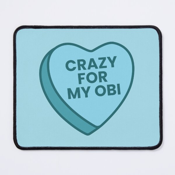 Item preview, crazy for my obi candy heart designed and sold by triplewatersign.