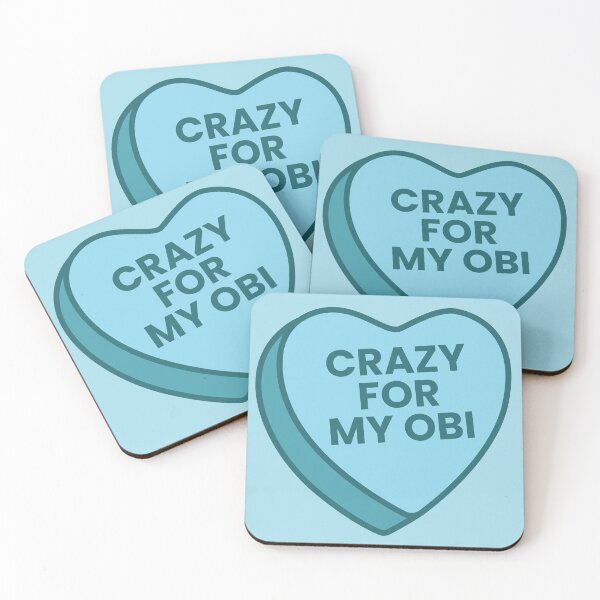 Item preview, crazy for my obi candy heart designed and sold by triplewatersign.