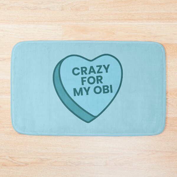 Item preview, crazy for my obi candy heart designed and sold by triplewatersign.