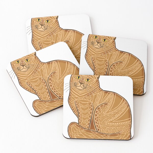 Item preview, Orange Cat Vibes designed and sold by Brianne Nichols.