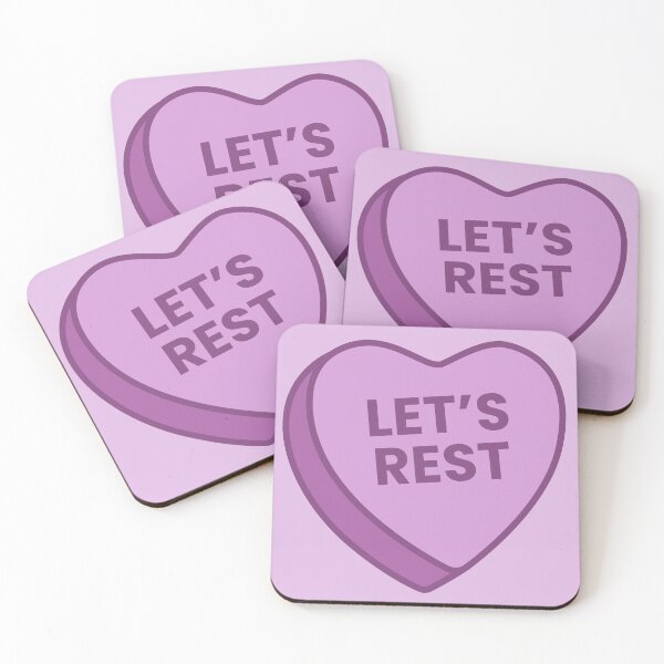 Item preview, let's rest candy heart designed and sold by triplewatersign.
