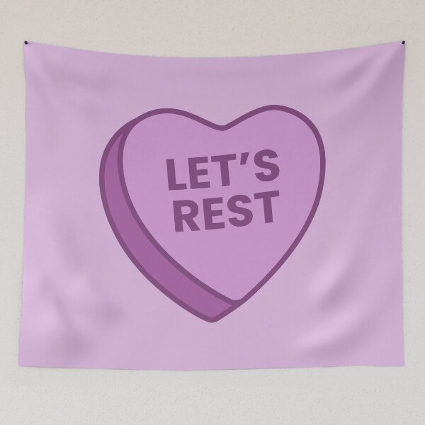 Item preview, let's rest candy heart designed and sold by triplewatersign.