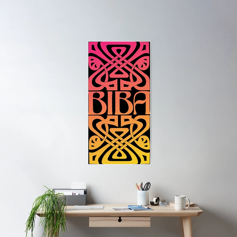 BIBA vintage poster ビバ ポスター BIBA Vintage 60s 70s Style