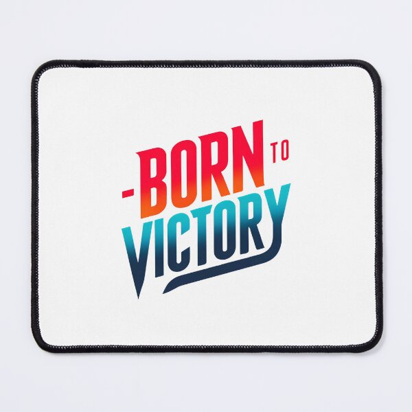 Item preview, Born to Victory - Dynamic Red-Blue Gradient designed and sold by Weknes.