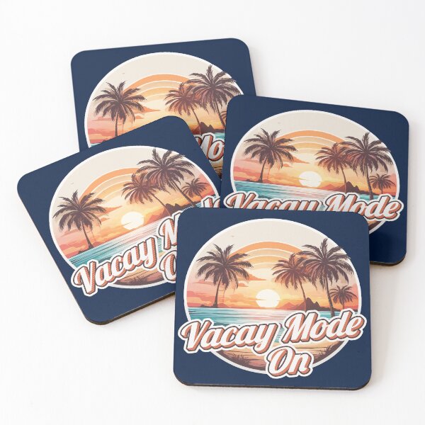 Item preview, Vacay Mode On Sunset Beach Tropical Vacation Mode  designed and sold by thecatcouch.