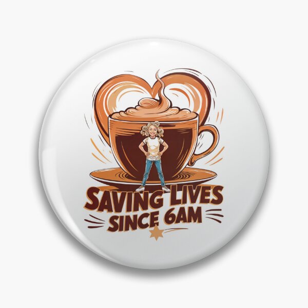 Item preview, Saving Lives Since 6am Coffee Barista,  For  barista,for a waiter, for a coffee shop designed and sold by winnermemes.