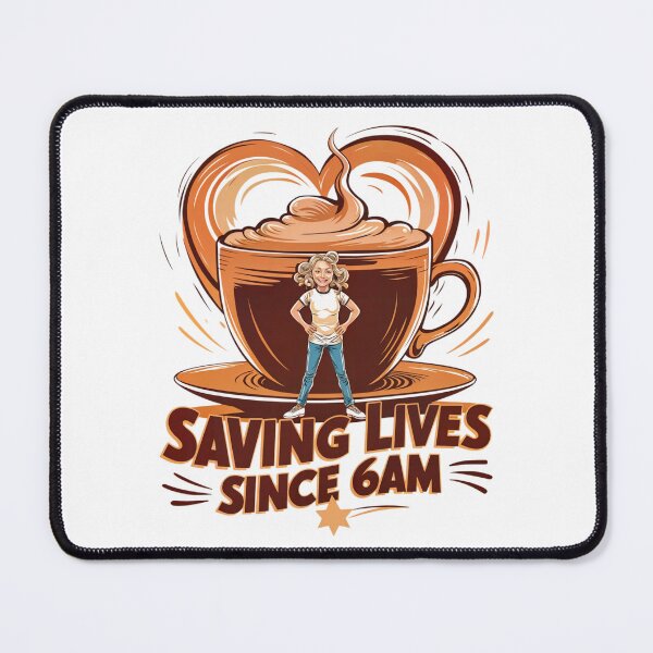 Item preview, Saving Lives Since 6am Coffee Barista, For barista,for a waiter, for a coffee shop designed and sold by winnermemes.