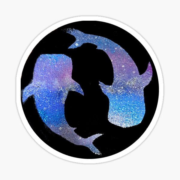 Galaxy Whale Sharks Sticker