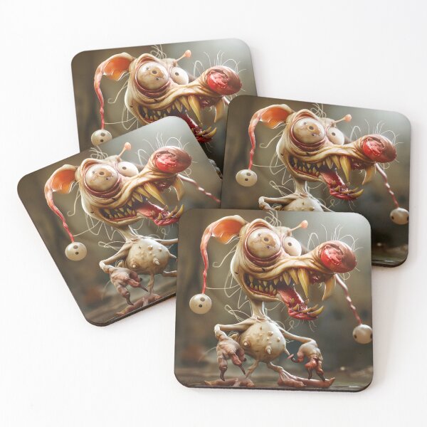 Item preview, Cartoon Horror Dog - Generative Outsider Art designed and sold by deepglitchart.