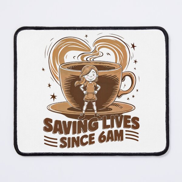 Item preview, Saving Lives Since 6am Coffee Barista,  For  barista,for a waiter, for a coffee shop designed and sold by winnermemes.